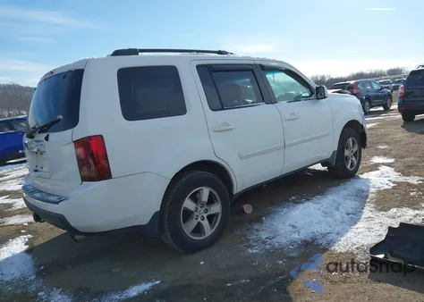 2010 Honda Pilot Ex-L from USA, damaged, VIN 5FNYF4H59AB034238